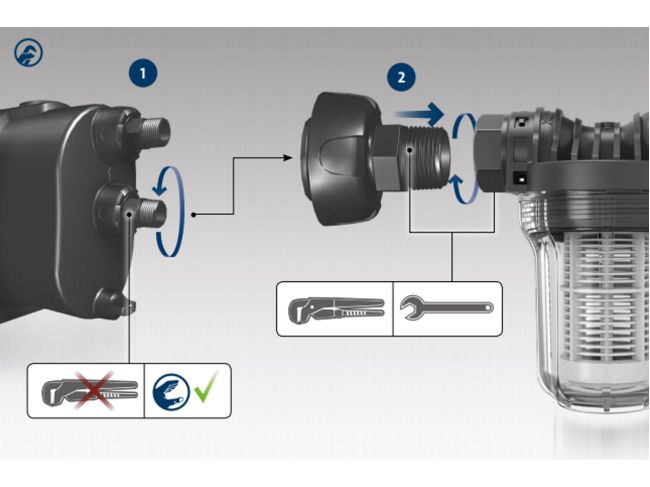 Фільтр вхідний для Grundfos Scala 99725183 замовити в «Клімат Технології» Київ Україна