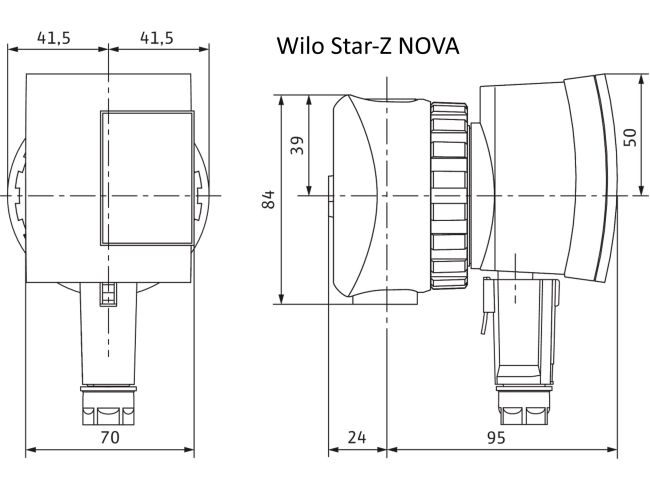 Циркуляционный насос Wilo Star-Z NOVA EM заказать в «Климат Технологии» Киев Украина