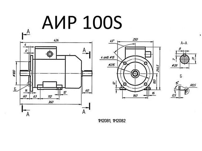 Електродвигун Промелектро АІР 100 S2 У2 (Л/Ф) замовити в «Клімат Технології» Київ Україна