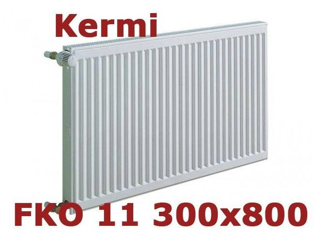 Радіатор опалення Kermi FKO 11 300x800 (бокове підключення) замовити в «Клімат Технології» Київ Україна
