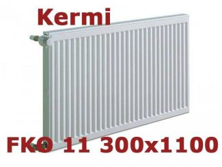 Радіатор опалення Kermi FKO 11 300x1100 (бокове підключення) замовити в «Клімат Технології» Київ Україна
