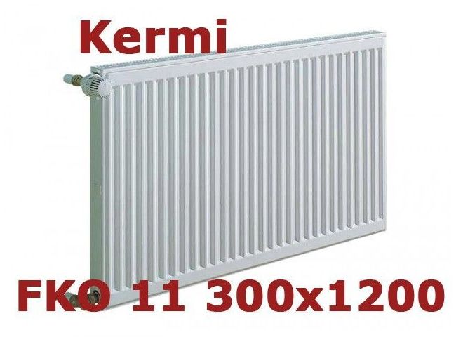 Радиатор отопления Kermi FKO 11 300x1200 (боковое подключение) заказать в «Климат Технологии» Киев Украина