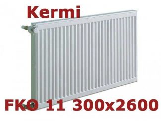 Радіатор опалення Kermi FKO 11 300x2600 (бокове підключення) замовити в «Клімат Технології» Київ Україна