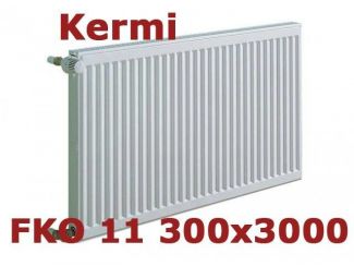 Радиатор отопления Kermi FKO 11 300x3000 (боковое подключение) заказать в «Климат Технологии» Киев Украина