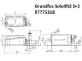 Канализационная установка Grundfos Sololift2 D-2 97775318 заказать в «Климат Технологии» Киев Украина