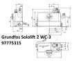 Канализационная установка Grundfos Sololift 2 WC-3 97775315 заказать в «Климат Технологии» Киев Украина
