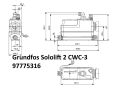 Канализационная установка Grundfos Sololift 2 CWC-3 97775316 заказать в «Климат Технологии» Киев Украина