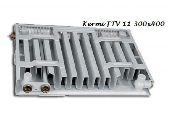 Радіатор опалення Kermi FTV (FKV) 11 300x400 (нижнє підключення) Kermi замовити в «Клімат Технології» Київ Україна