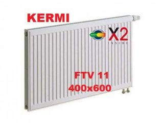 Радиатор отопления Kermi FTV (FKV) 11 400x600 (нижнее подключение) Kermi заказать в «Климат Технологии» Киев Украина