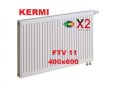 Радиатор отопления Kermi FTV (FKV) 11 400x600 (нижнее подключение) Kermi заказать в «Климат Технологии» Киев Украина