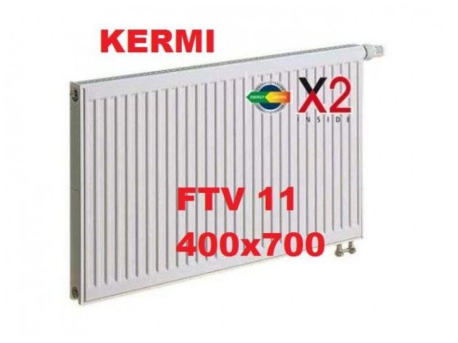 Радіатор опалення Kermi FTV (FKV) 11 400x700 (нижнє підключення) Kermi замовити в «Клімат Технології» Київ Україна