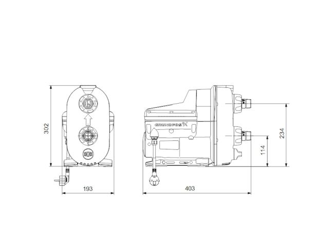 Насосна станція Grundfos Scala2 3-45 98562862 замовити в «Клімат Технології» Київ Україна