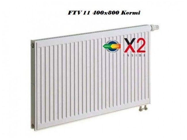 Радиатор отопления Kermi FTV (FKV) 11 400x800 (нижнее подключение) Kermi заказать в «Климат Технологии» Киев Украина