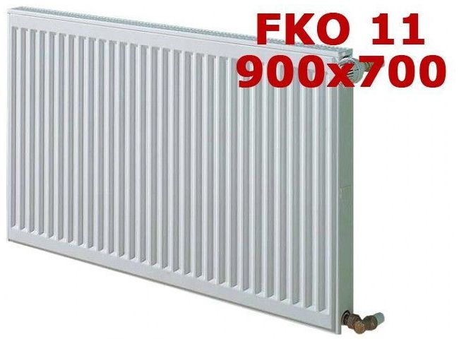 Радиатор отопления Kermi FKO 11 900x700 (боковое подключение) заказать в «Климат Технологии» Киев Украина
