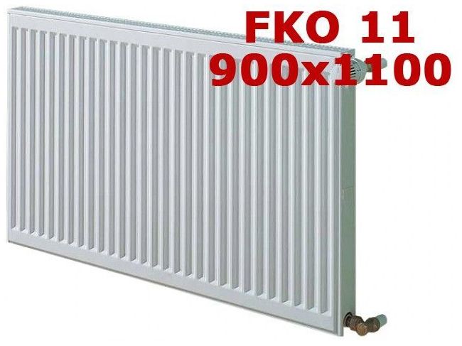 Радиатор отопления Kermi FKO 11 900x1100 (боковое подключение) заказать в «Климат Технологии» Киев Украина