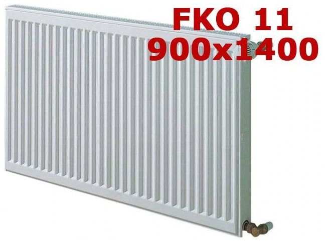 Радиатор отопления Kermi FKO 11 900x1400 (боковое подключение) заказать в «Климат Технологии» Киев Украина