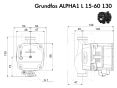 Насос циркуляционный Grundfos ALPHA1 L 15-60 130 (99160574) заказать в «Климат Технологии» Киев Украина