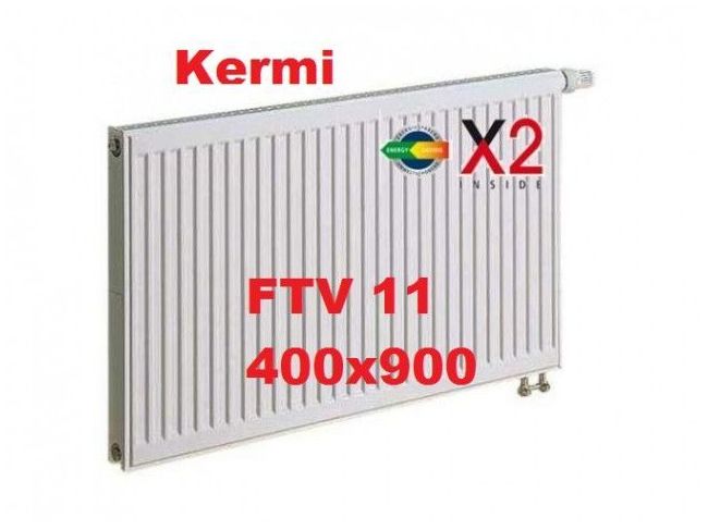 Радиатор отопления Kermi FTV (FKV) 11 400x900 (нижнее подключение) Kermi заказать в «Климат Технологии» Киев Украина