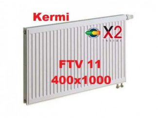 Радіатор опалення Kermi FTV (FKV) 11 400x1000 (нижнє підключення) Kermi замовити в «Клімат Технології» Київ Україна