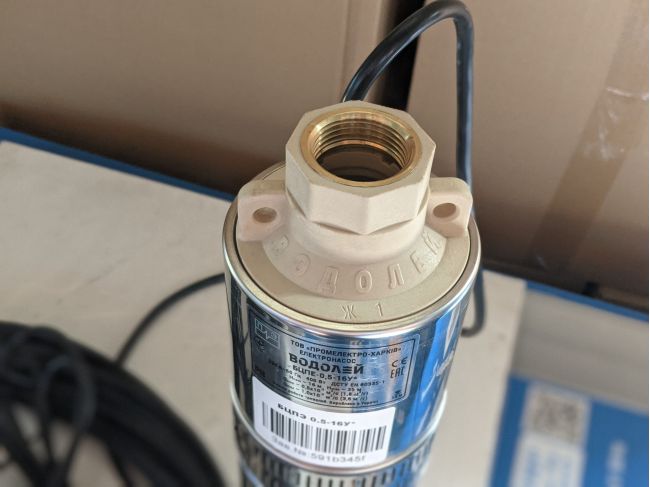 Водолій БЦПЕ 0,5-16У d 105мм кабель 16м замовити в «Клімат Технології» Київ Україна