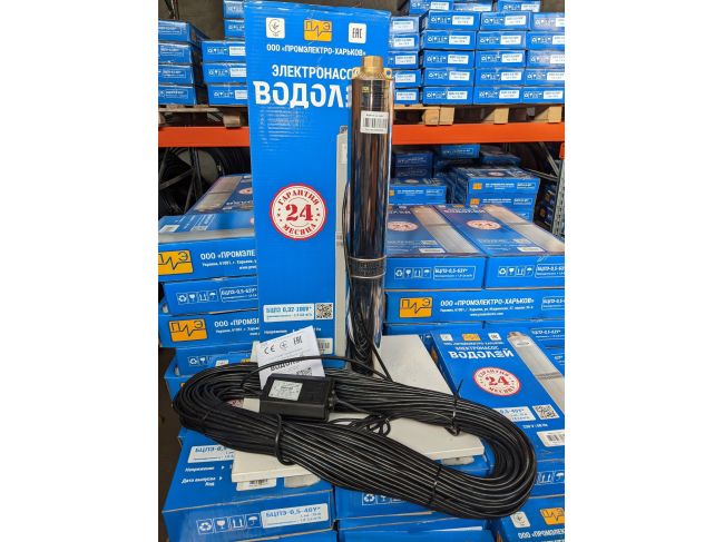 Водолій БЦПЕ 0,32-100У d 105мм кабель 100м замовити в «Клімат Технології» Київ Україна