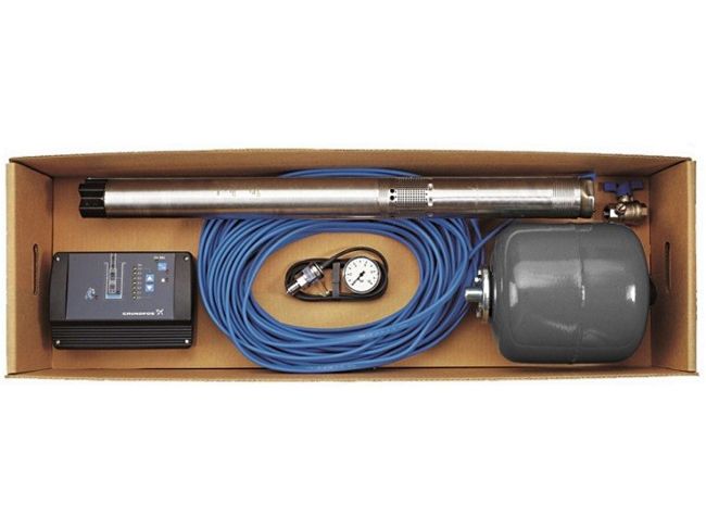 Насос для свердловини Grundfos SQE 3-105 1,85 кВт з комплектом + 80 м кабель 96524508 замовити в «Клімат Технології» Київ Україна