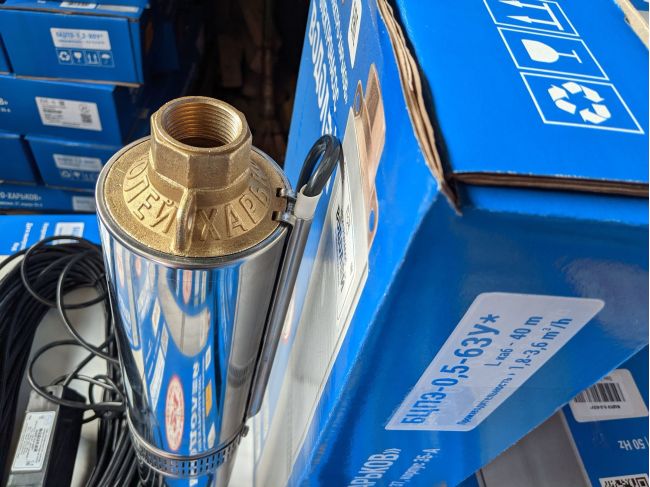 Водолей БЦПЕ 0,5-63У d 105мм кабель 40м замовити в «Клімат Технології» Київ Україна