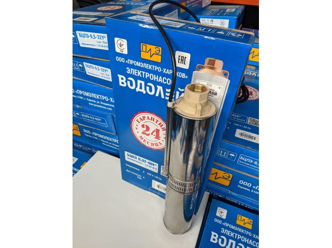 Водолій БЦПЕ 0,32-40У d 105мм кабель 25м замовити в «Клімат Технології» Київ Україна