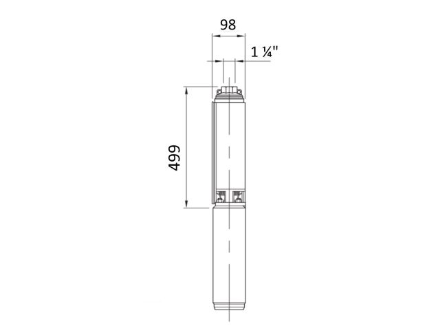 Насос для свердловини CALPEDA K-4SDP-2/20 замовити в «Клімат Технології» Київ Україна
