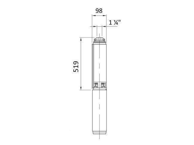 Насос для свердловини CALPEDA K-4SDPm-3/21 замовити в «Клімат Технології» Київ Україна
