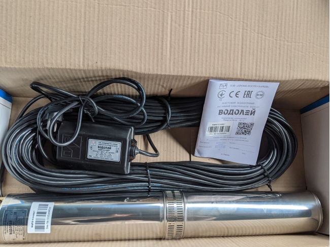 Водолей БЦПЕ 0,5-80У d 105мм кабель 63м замовити в «Клімат Технології» Київ Україна