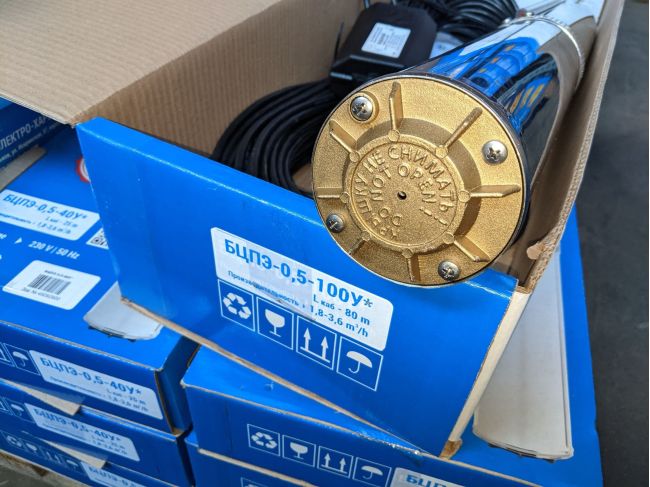 Водолей БЦПЭ 0,5-100У d 105мм кабель 80м заказать в «Климат Технологии» Киев Украина
