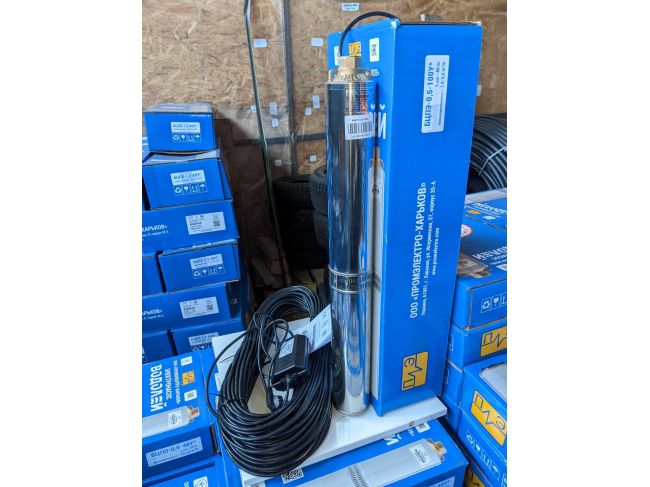 Водолій БЦПЕ 0,5-100У d 105мм кабель 80м замовити в «Клімат Технології» Київ Україна