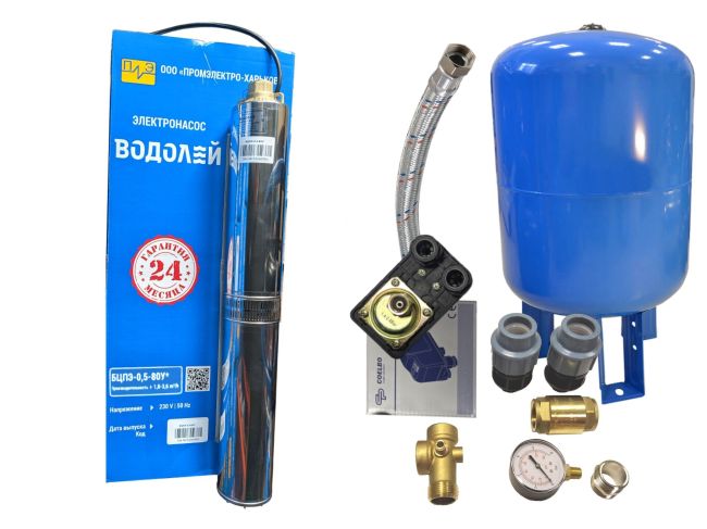Водолій комплект водопостачання 0580V80 замовити в «Клімат Технології» Київ Україна