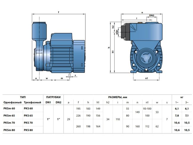 Поверхневий насос Pedrollo PKSm 60 замовити в «Клімат Технології» Київ Україна
