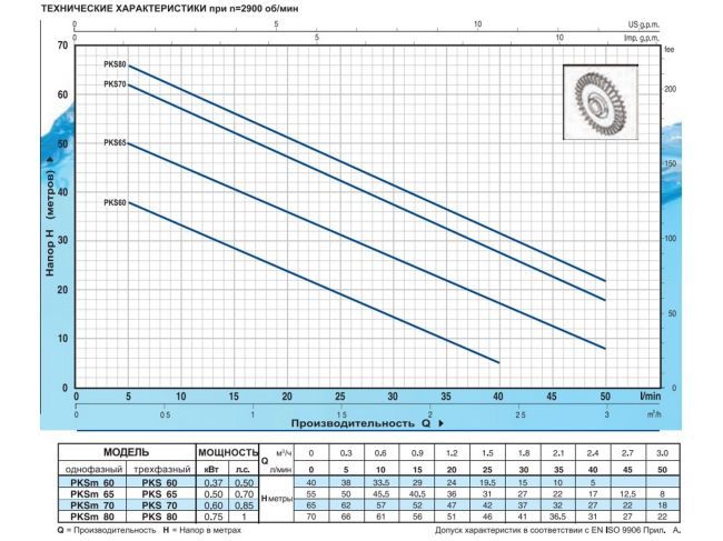 Поверхневий насос Pedrollo PKSm 60 замовити в «Клімат Технології» Київ Україна