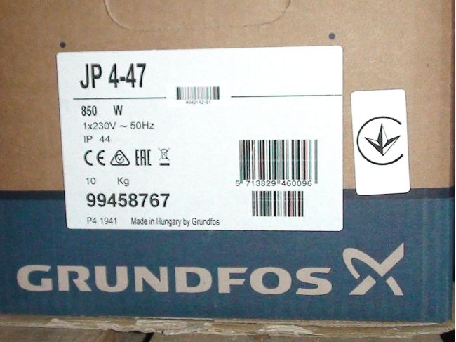 Поверхневий насос Grundfos JP 4-47 S-BBVP (99458767) замовити в «Клімат Технології» Київ Україна