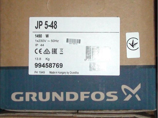 Поверхневий насос Grundfos JP 5-48 S-BBVP (99458769) замовити в «Клімат Технології» Київ Україна