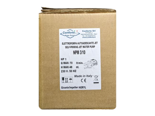 Насос самовсмоктуючий поверхневий Conforto NPM 3/10 замовити в «Клімат Технології» Київ Україна