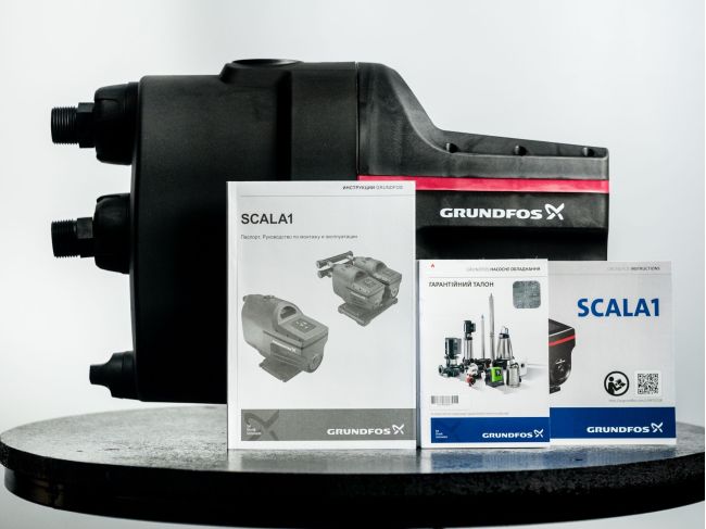 Насосна станція Grundfos Scala1 5-55 99530407 замовити в «Клімат Технології» Київ Україна