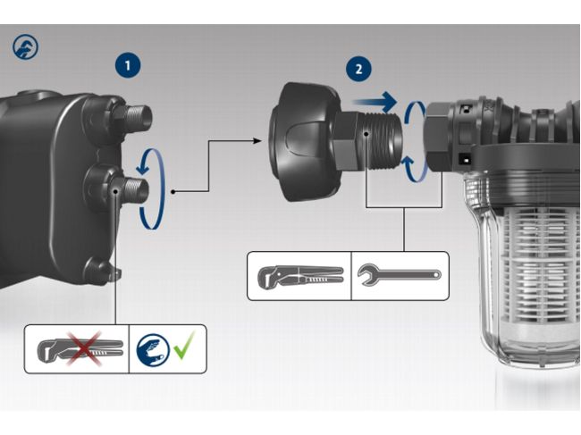 Фильтр входной для Grundfos Scala 99725183 заказать в «Климат Технологии» Киев Украина