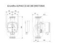 Насос циркуляционный Grundfos ALPHA3 32-60 180 (99371964) заказать в «Климат Технологии» Киев Украина