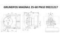 Регулируемый циркуляционный насос GRUNDFOS MAGNA1 25-60 180 99221217 заказать в «Климат Технологии» Киев Украина