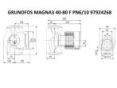 Регульований циркуляційний насос GRUNDFOS MAGNA3 40-80 F 220 97924268 замовити в «Клімат Технології» Київ Україна
