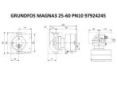 Регульований циркуляційний насос GRUNDFOS MAGNA3 25-60 180 PN10 97924245 замовити в «Клімат Технології» Київ Україна