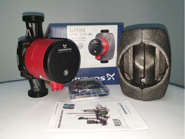 Насос циркуляционный Grundfos ALPHA1 25-80 180 (99199577) заказать в «Климат Технологии» Киев Украина