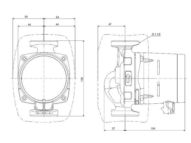 Насос циркуляційний Grundfos ALPHA1 25-40 N 130 (99199587) замовити в «Клімат Технології» Київ Україна