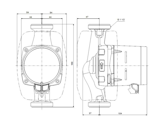 Насос циркуляційний Grundfos ALPHA1 25-80 N 180 (99199594) замовити в «Клімат Технології» Київ Україна