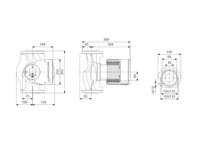 Регулируемый циркуляционный насос GRUNDFOS MAGNA3 40-180 F 250 97924272 заказать в «Климат Технологии» Киев Украина