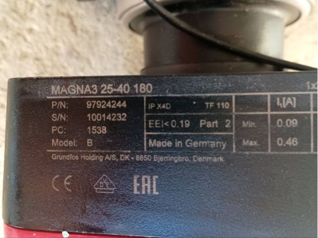 Регулируемый циркуляционный насос GRUNDFOS MAGNA3 25-40 180 PN10 97924244 заказать в «Климат Технологии» Киев Украина